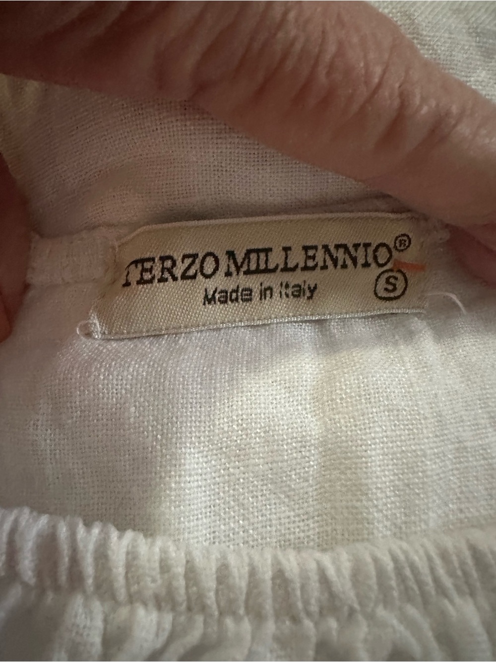 Beautiful Terzo Millennio women's blouse, Made in Italy, size Small. - Picture 4 of 5